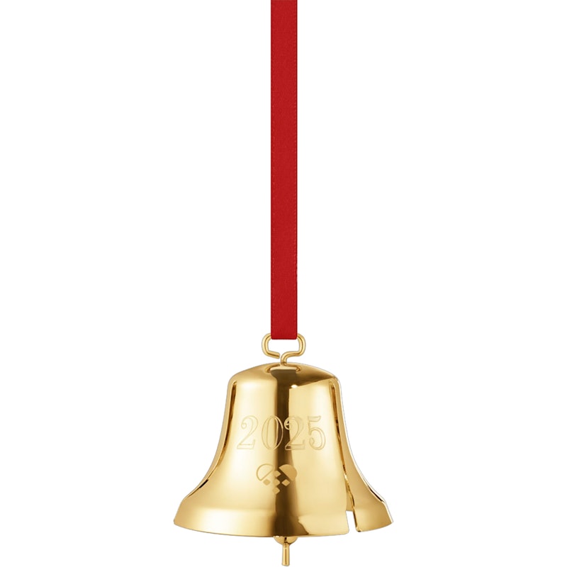 2025 Christmas Bell, Gold Plated