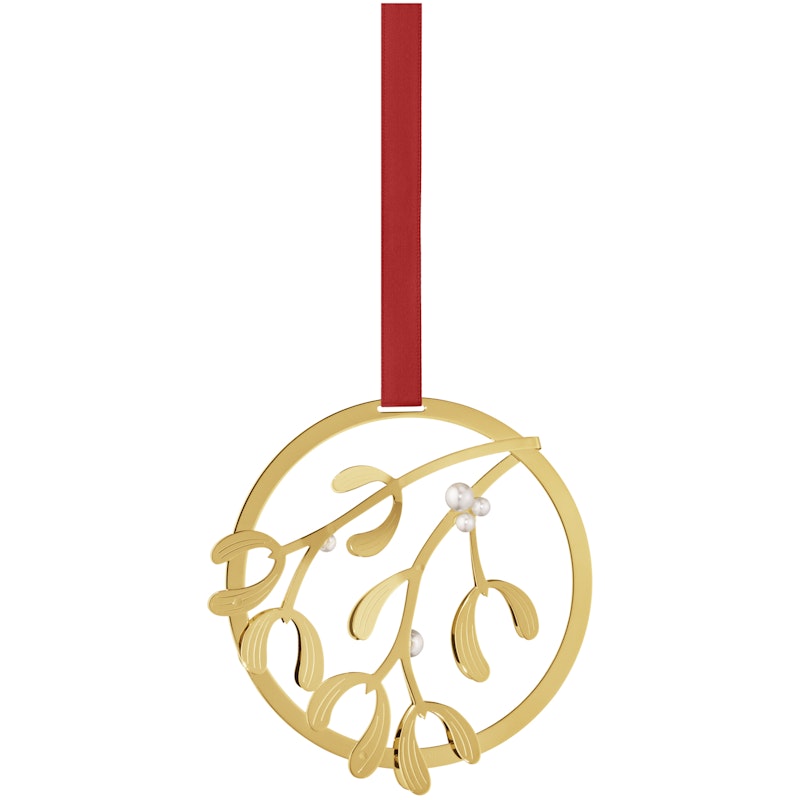 Christmas Decoration Mistletoe 18K Gold-plated