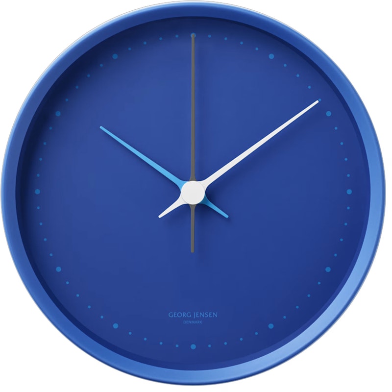 Koppel Wall Clock 22 cm, Matte Blue