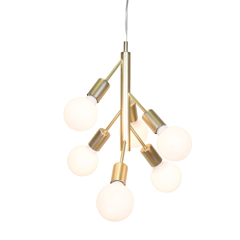 Comet Pendant, Brushed Brass