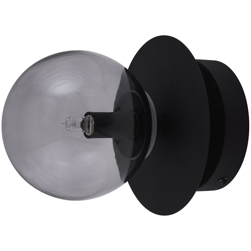 Art Deco Wall/Ceiling Lamp, Smoke