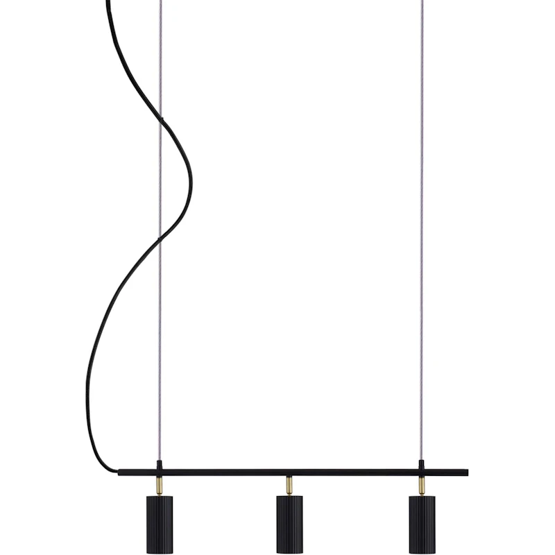 Hubble 3 Pendant, Black