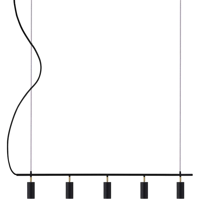 Hubble 5 Pendant, Black