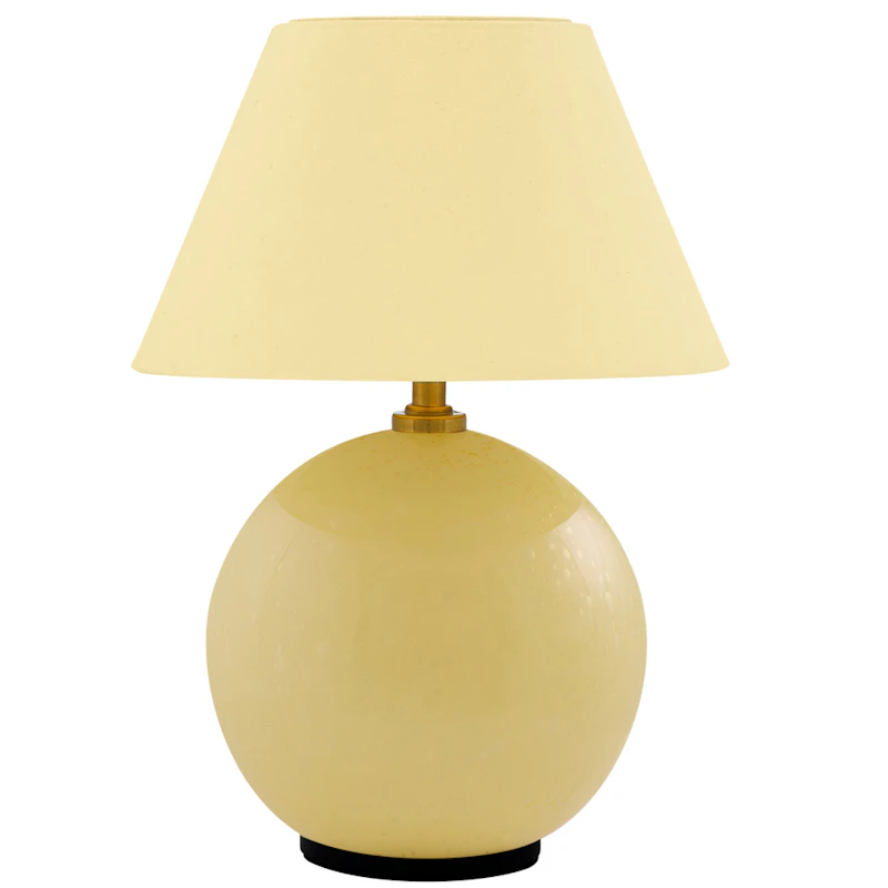 Iris 16 Table Lamp Portable, Yellow
