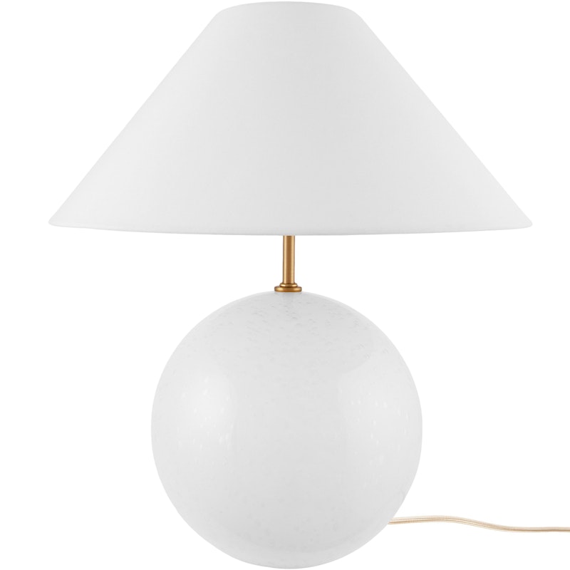 Iris 35 Table Lamp, White