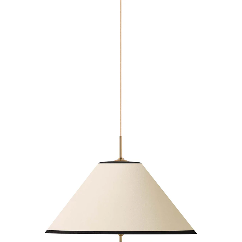 Iris 50 Pendant, Creme / Black