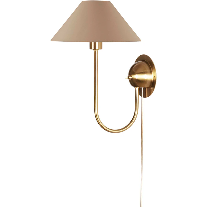 Iris Wall Lamp, Mocha