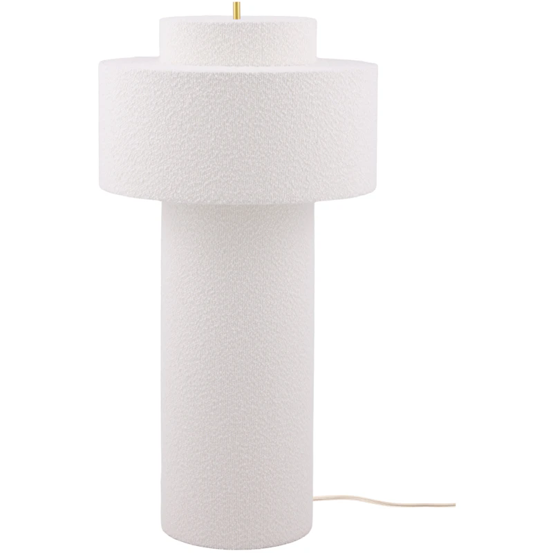 Noah Floor Lamp Bouclé, White