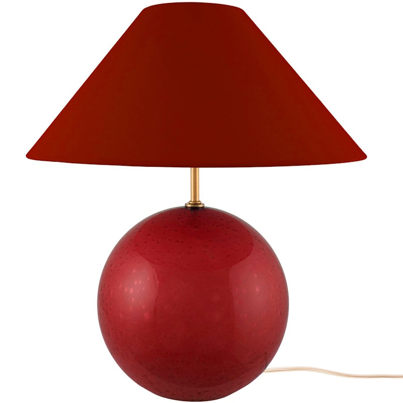 Iris 35 Table Lamp, Burgundy