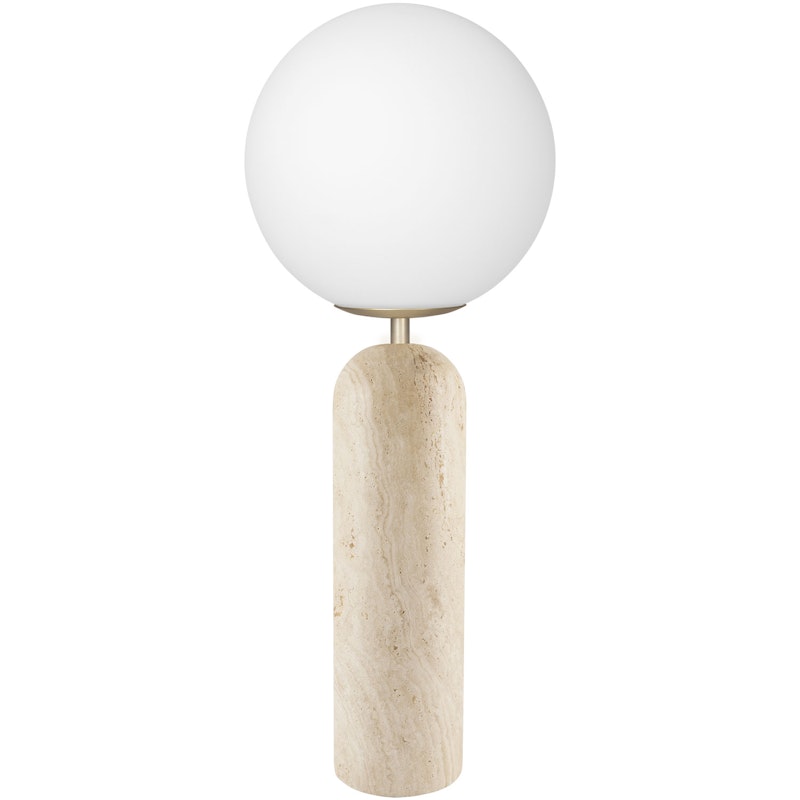 Torrano Table Lamp, Travertine