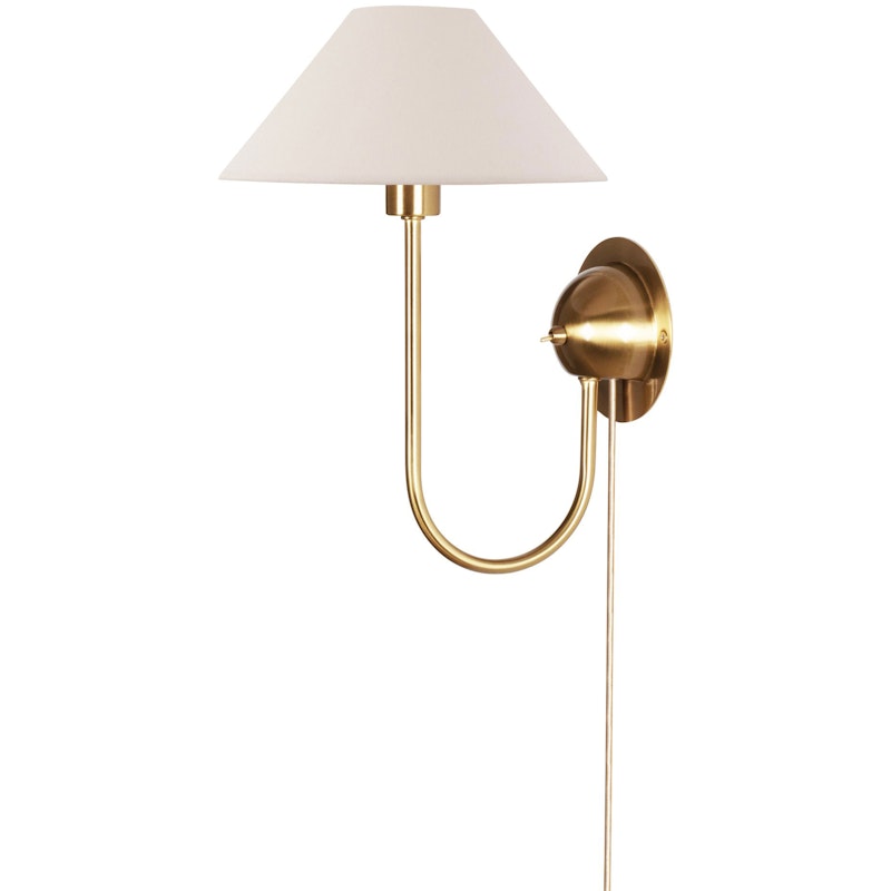 Iris Wall Lamp, Creme