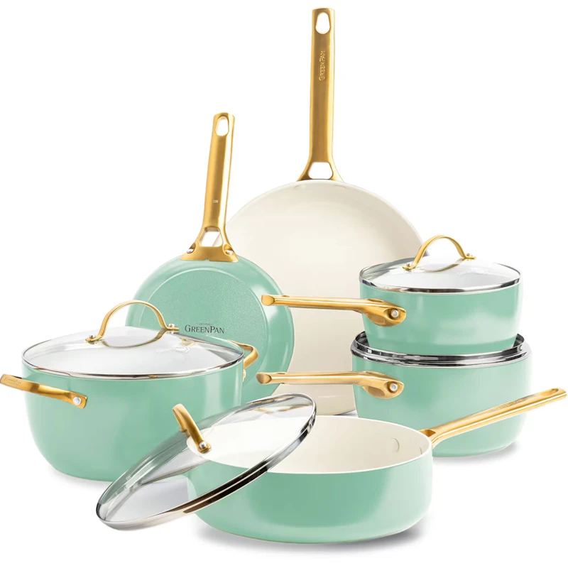 Padova Reserve Pot Set 6-pack, Pastel Green