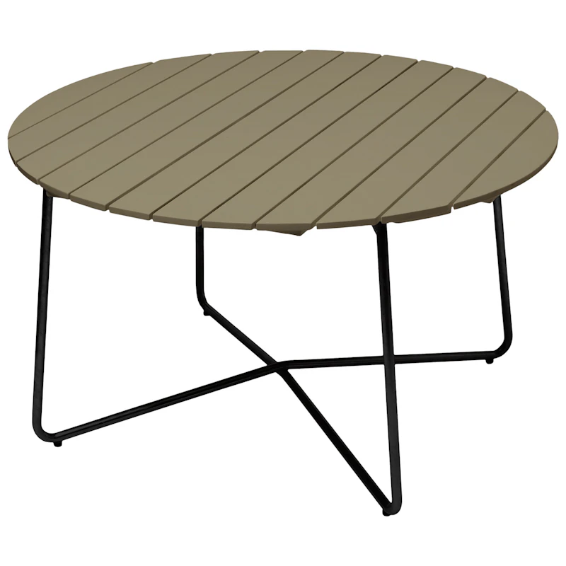 9A Table Ø120 cm, Light Green / Black