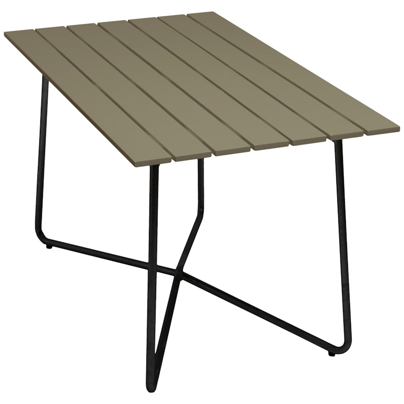 B25A Table, Light Green / Black