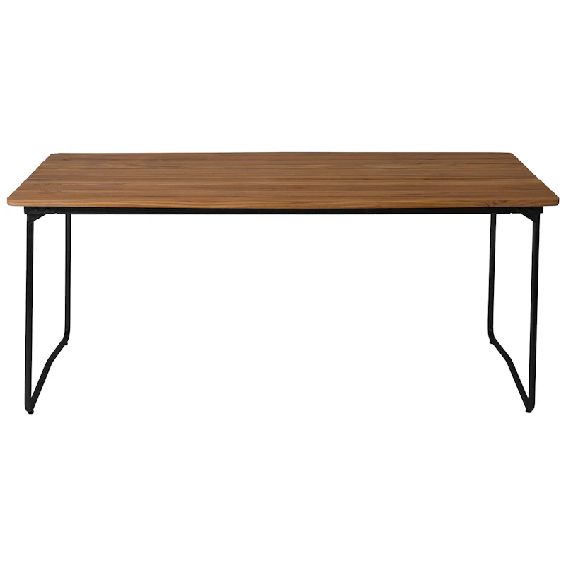 B31 Table 92x170 Cm, Untreated Teak / Black