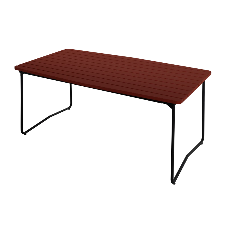 B31 Table 92x170 cm, Dark Red / Black