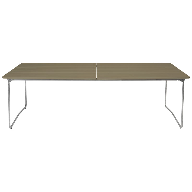 B31 Table 92x230 cm, Light Green / Hot Galvanized Steel