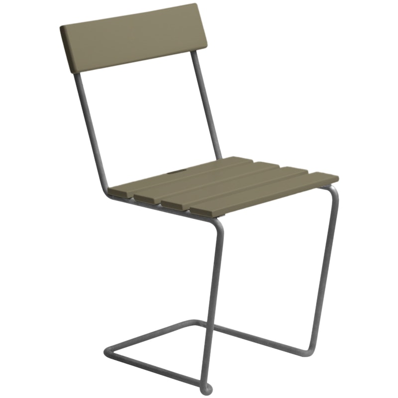 Chair 1, Light Green / Hot Galvanized Steel