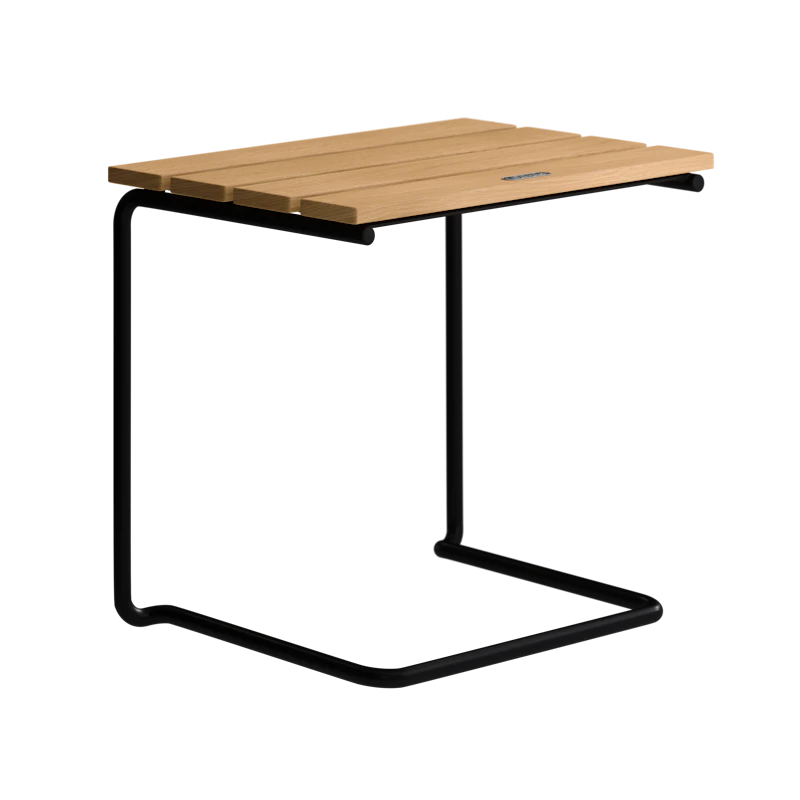 Footstool A3, Oiled Oak / Black