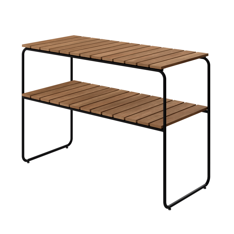 L105 Console Table, Teak / Black