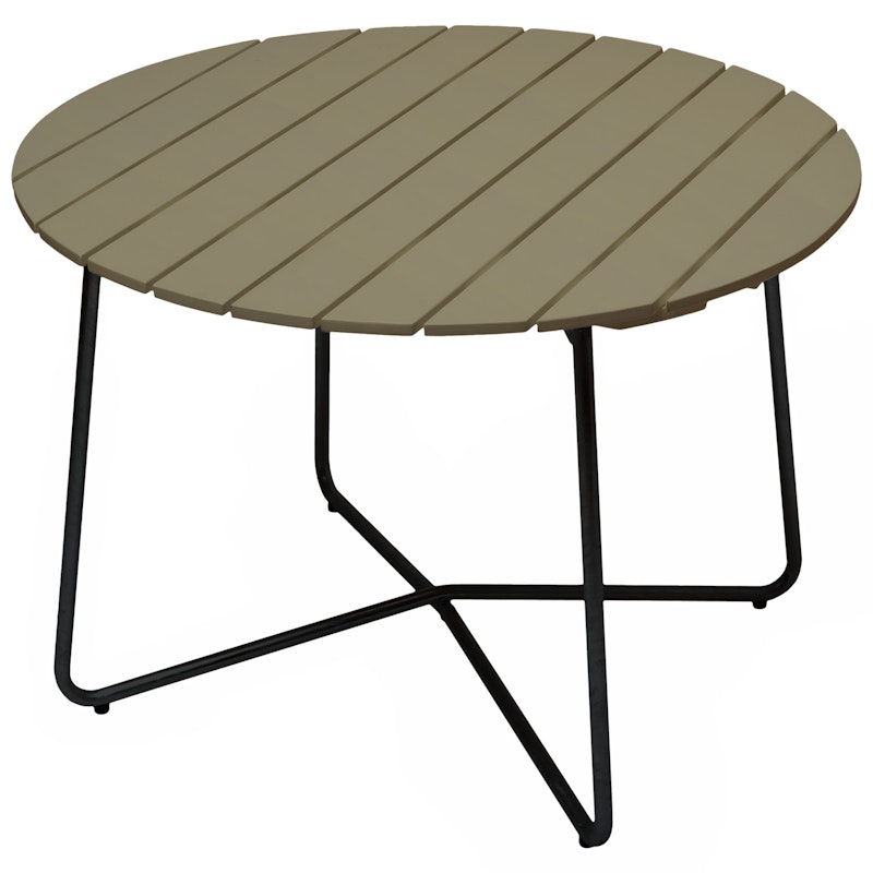 9A Table Ø100 cm, Light Green / Black