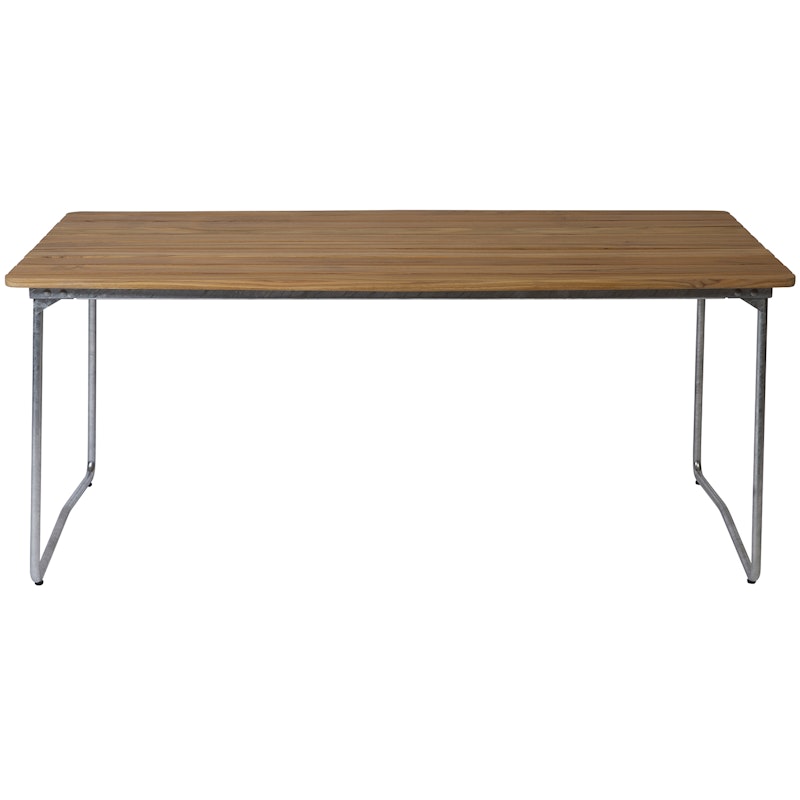 B31 Table 92x170 cm, Untreated Teak / Hot Galvanized Steel