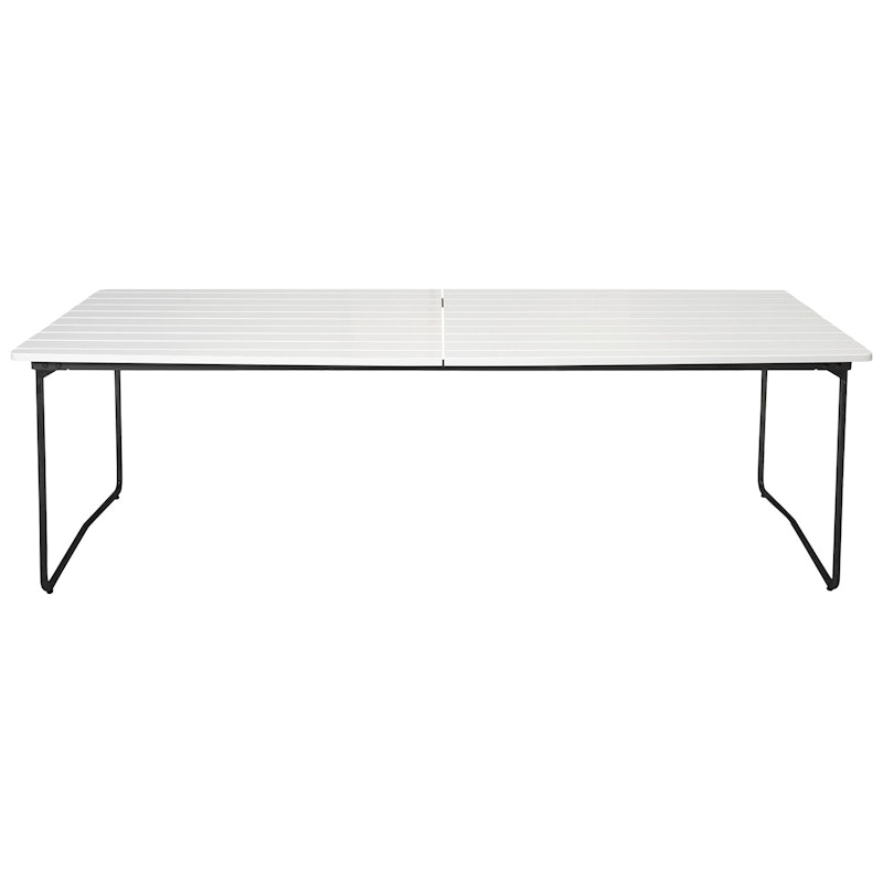 B31 Table 92x230 Cm, White lacquered Oak / Black