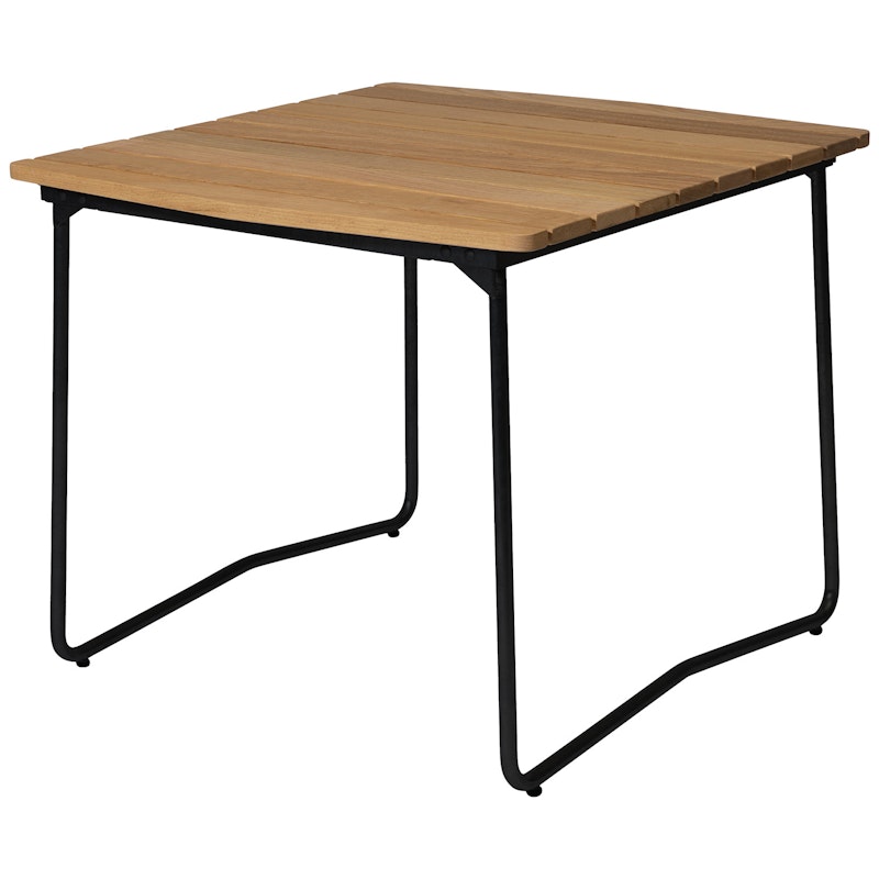 B31 Table 84x92 cm, Oiled Oak / Black