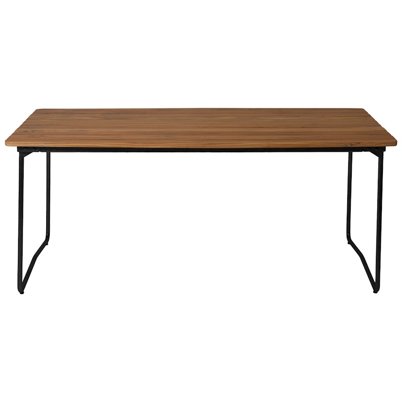 B31 Table 92x170 Cm, Untreated Teak / Black