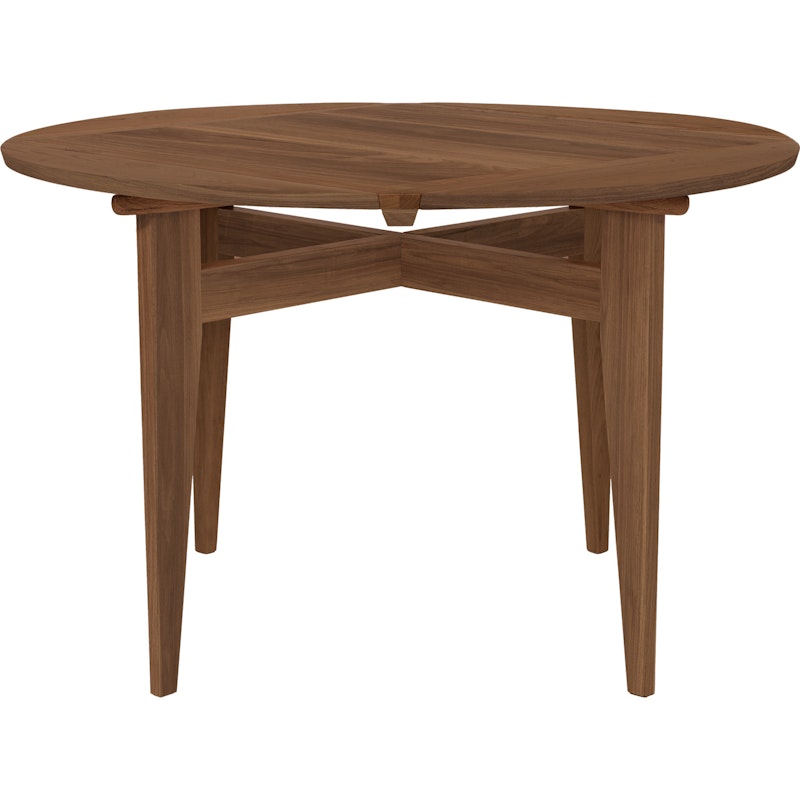 B-Table Dining Table Matt Lacquered, Walnut