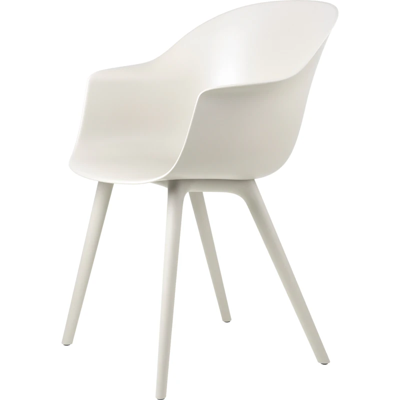 Bat Dining Chair Outdoor, Alabaster White