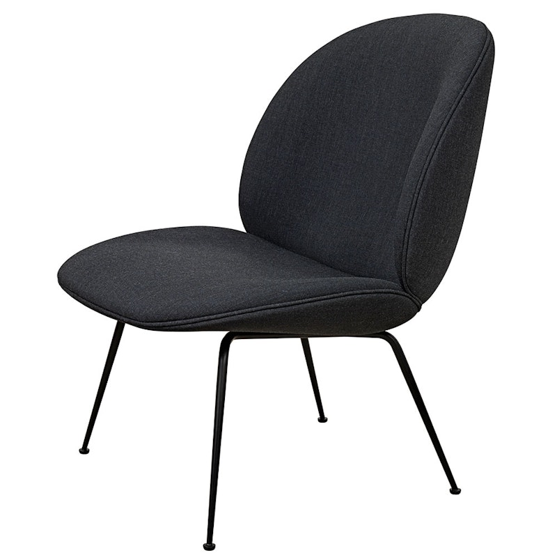 Beetle Loungestol, Conic Base Black, Remix 183 Black