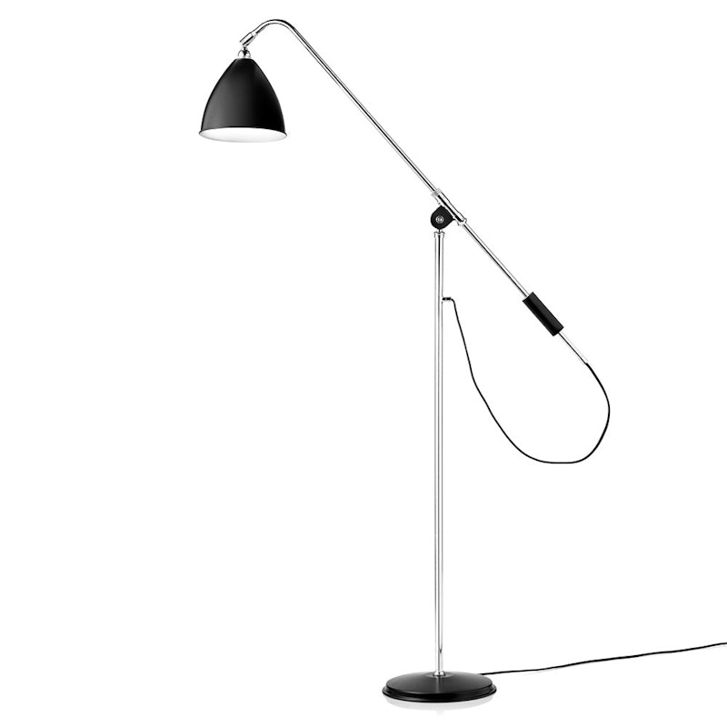 Bestlite BL4 M Floor Lamp, Chrome/Black