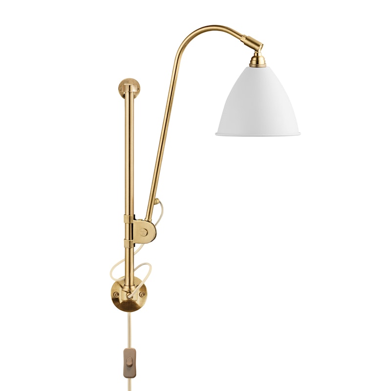 Bestlite BL5 Wall Lamp, Brass/ White