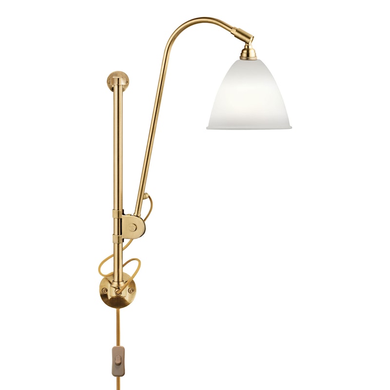 Bestlite BL5 Wall Lamp, Brass/Bone China