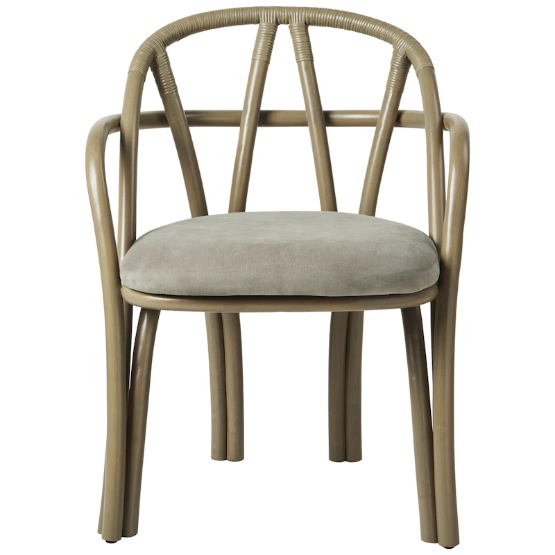 Bistra Dining Armchair, Olive / Fustagno 003