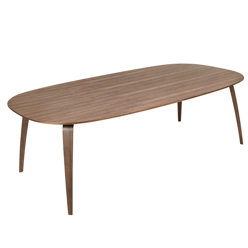 Dining Table Ellipse 120x230 cm, Walnut