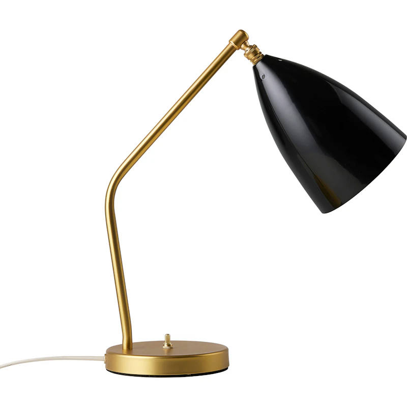 Gräshoppa Table Lamp, Glossy Black
