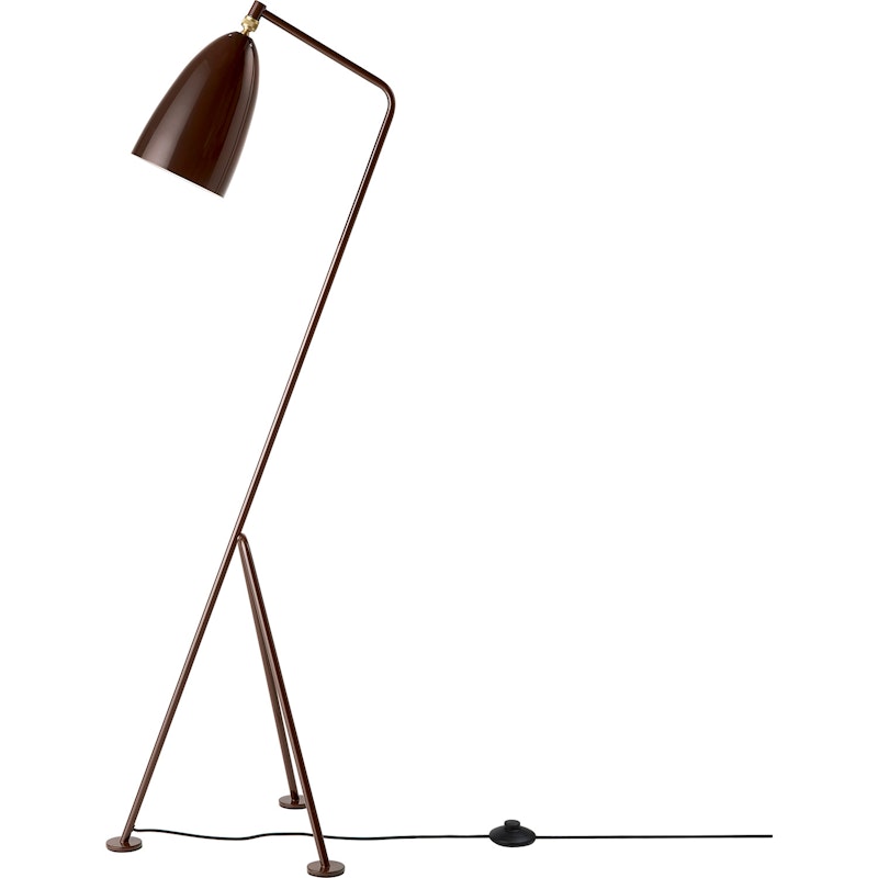 Gräshoppa Floor Lamp, Walnut