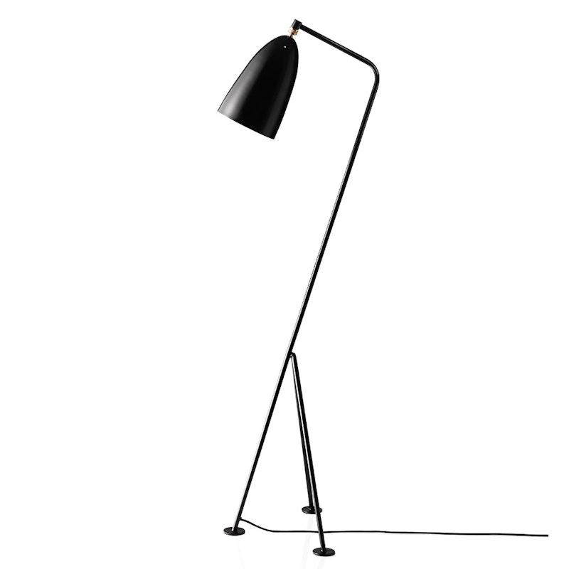 Gräshoppa Floor Lamp, Jet Black