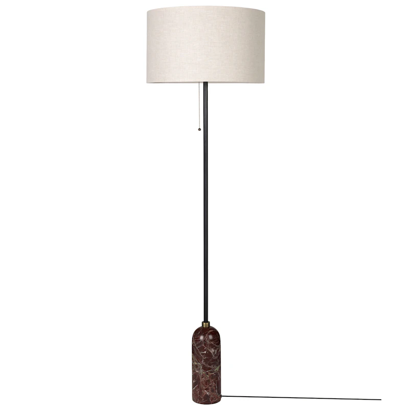 Gravity Floor Lamp, Maroon / Canvas