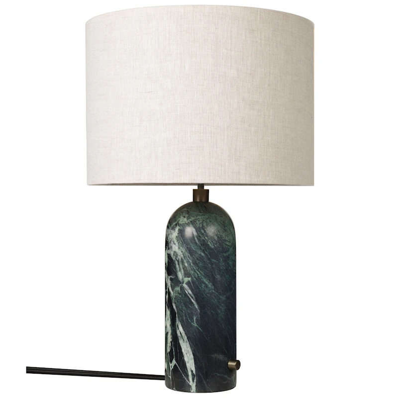 Gravity Table Lamp Big, Emerald / Canvas