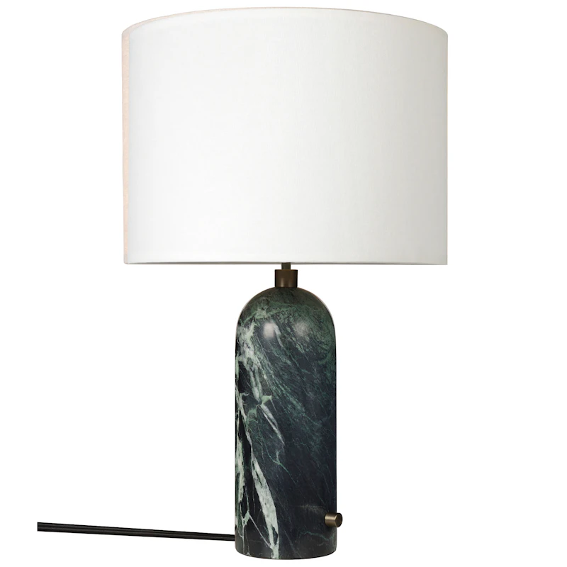 Gravity Table Lamp Big, Emerald / White