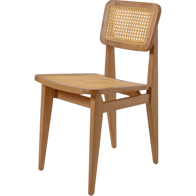 C-Chair Outdoor Dining Chair, Teak / French Cane
