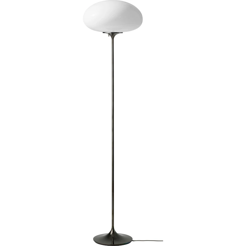 Stemlite Floor Lamp 150 cm, Black Chrome / Opal