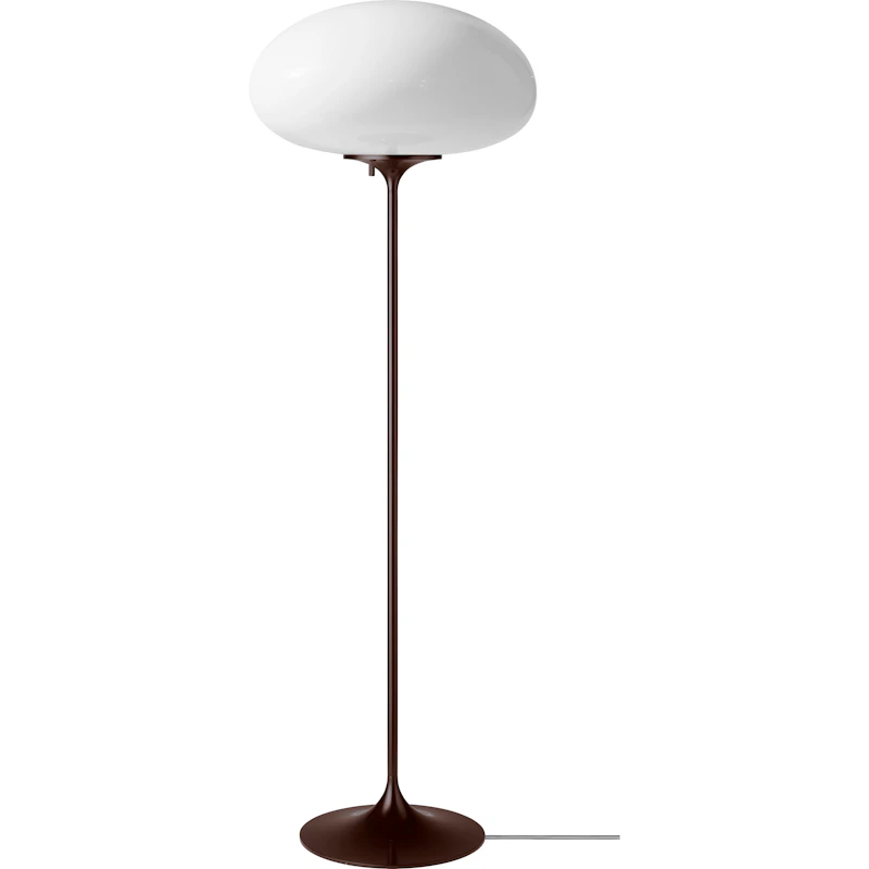 Stemlite Floor Lamp 110 cm, Dark Red / Opal