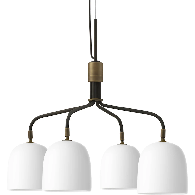 Howard Chandelier 4 Short Arms, Bone China