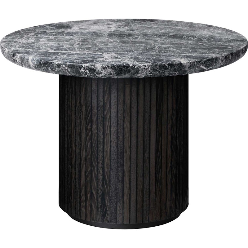 Moon Coffee Table Round Ø60 x H45, Brown Black / Grey Marble