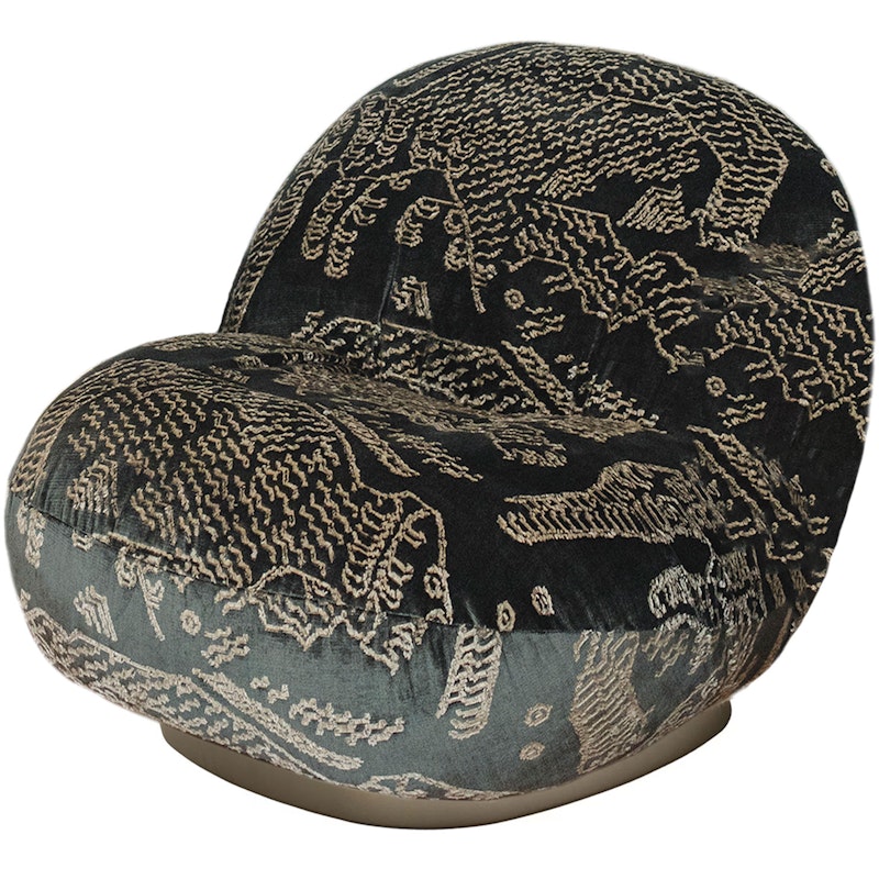 Pacha Lounge Chair, Pearl Gold / Tiger Mountain 003