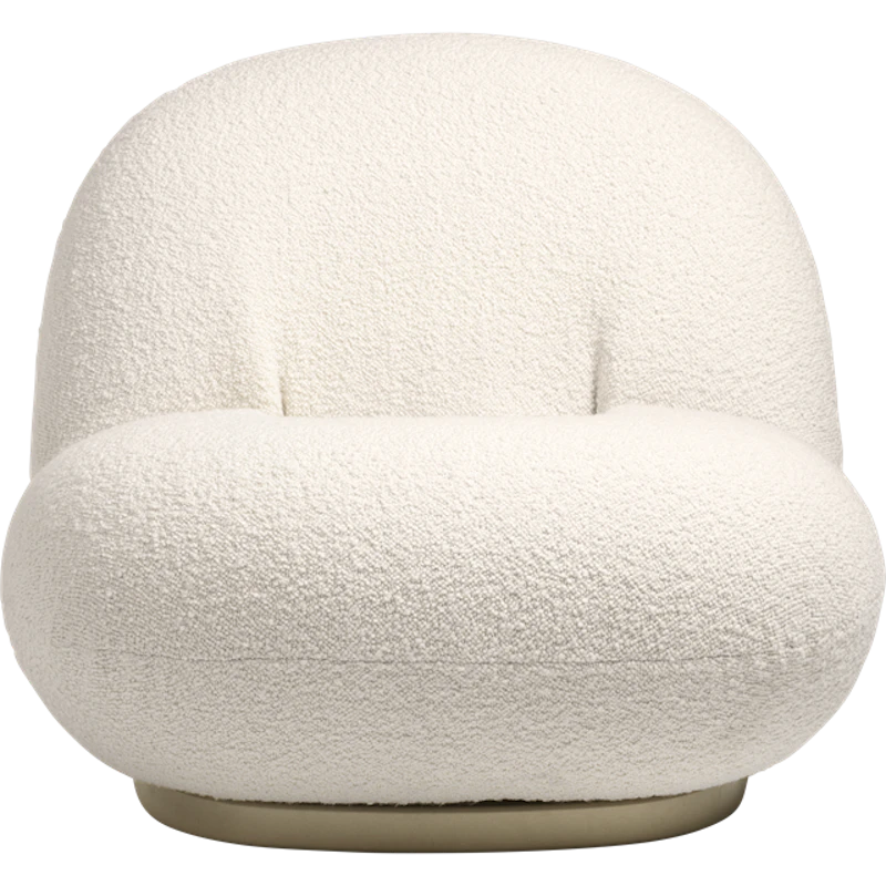 Pacha Lounge Chair With Swivel Karakorum 001/Pearl Gold